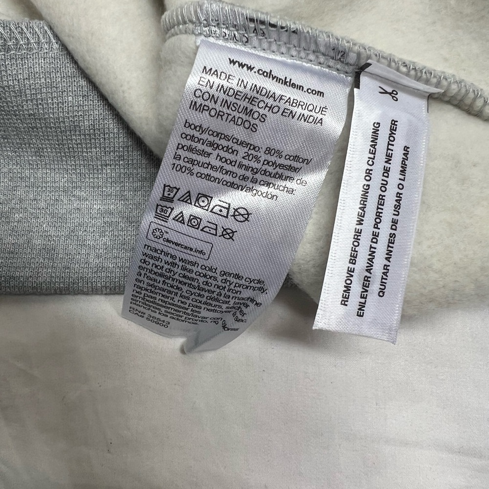 Calvin Klein hoodie fleece sweatshirt - Picture 10 of 10